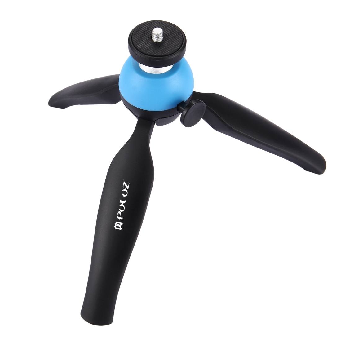 Puluz Mini Tripod med kulledshuvud för DSLR-kameror (Blå)