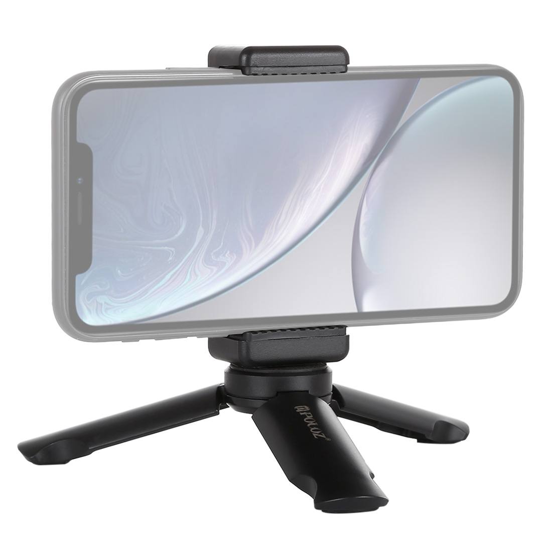 Puluz Mini Tripod + Universal klämma för Mobiltelefoner