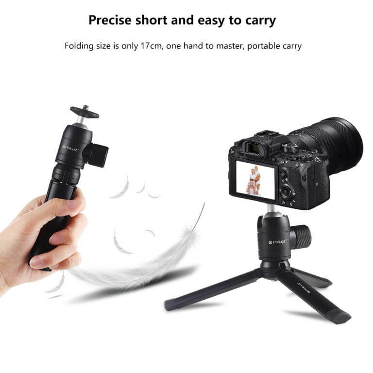  Puluz Ministativ 15cm fr kamera & mobilhllare av metall