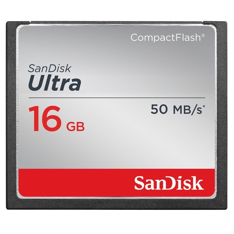  SanDisk Minneskort CF Ultra 16GB 50MB/s