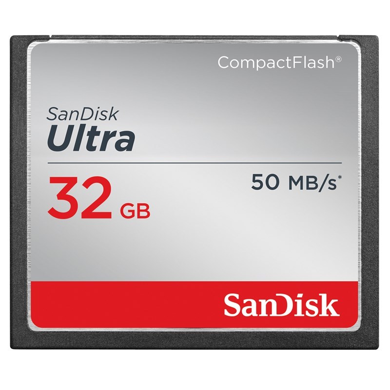SanDisk Minneskort CF Ultra 32GB 50MB/s