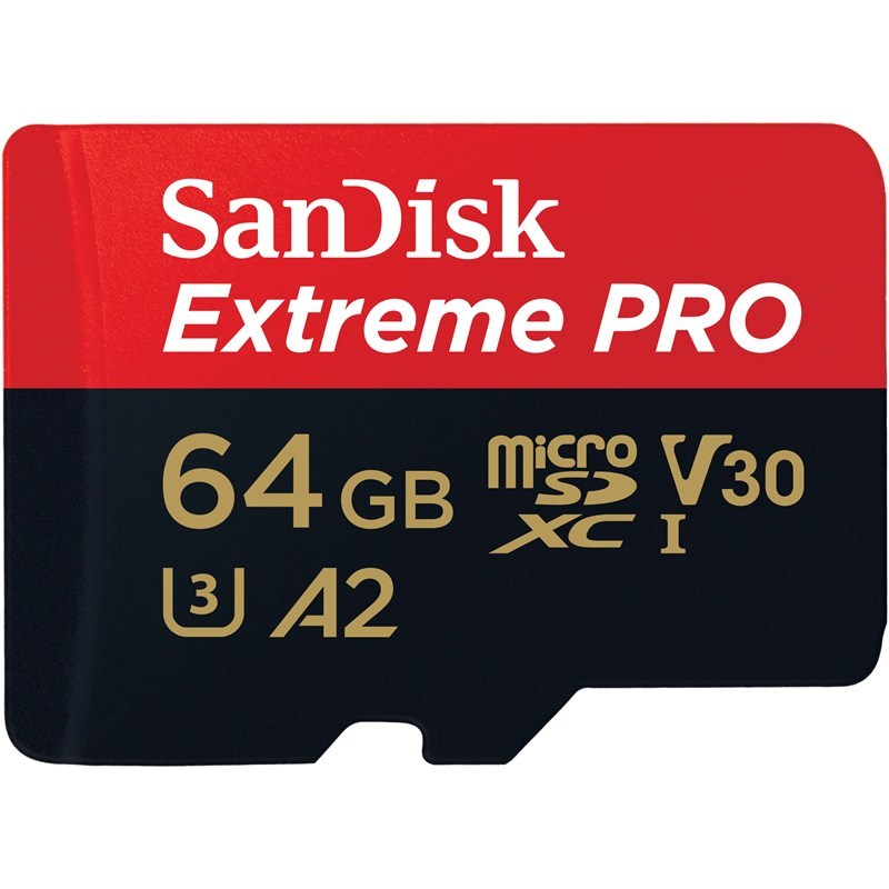 SanDisk Minneskort MicroSDXC Extreme Pro 64GB Rescue Pro Deluxe 170MB/s