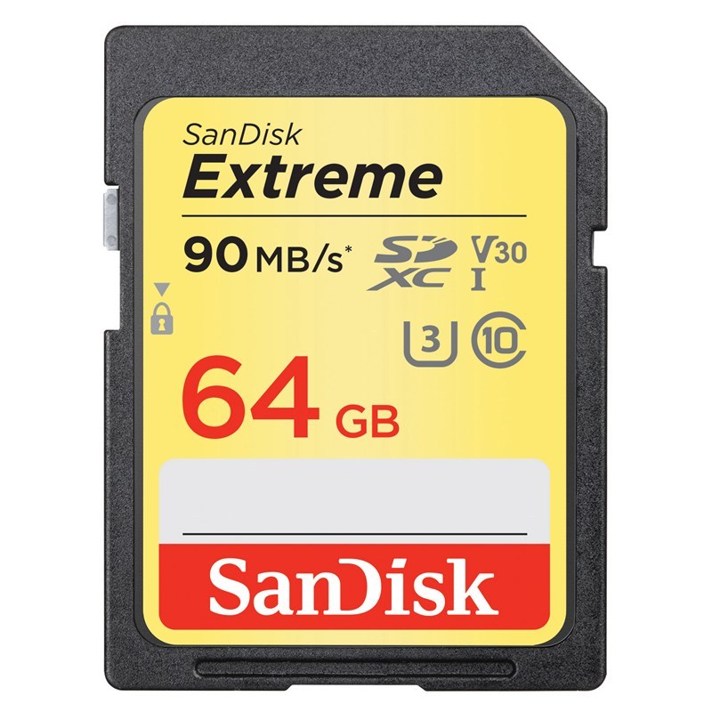  SanDisk Minneskort SDXC Extreme 64GB 90MB/s UHS-I från Kamda – snabb leverans och trygg e-handel