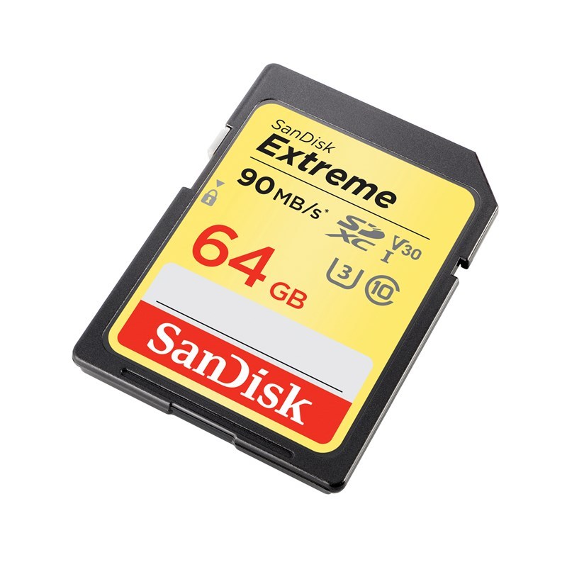  SanDisk Minneskort SDXC Extreme 64GB 90MB/s UHS-I från Kamda – snabb leverans och trygg e-handel