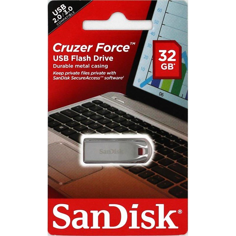  SanDisk USB-minne 2.0 Force 32GB