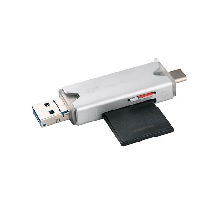  JJC Kortläsare USB 3.0 & minneskortsfodral
