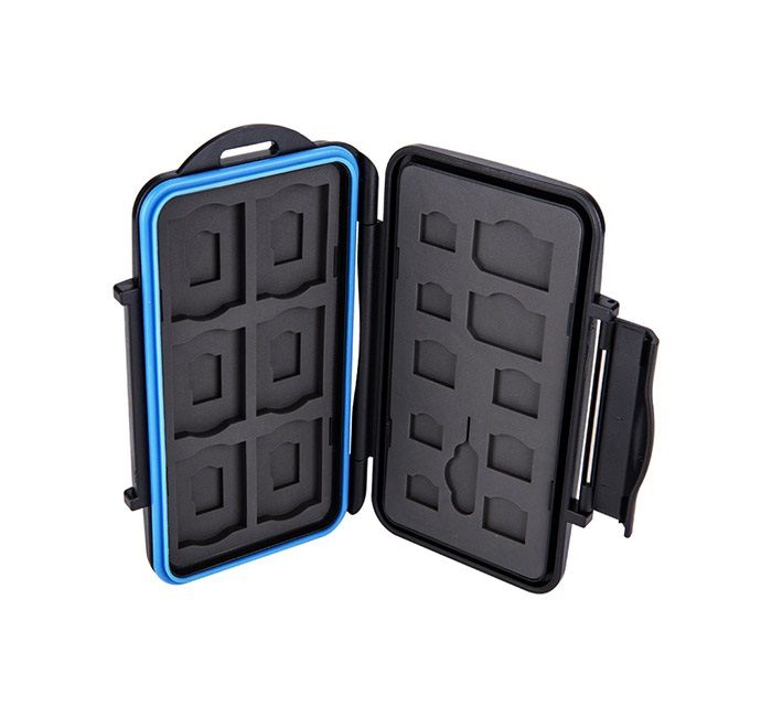 JJC Minneskortsfodral för 6x SD + 6x MSD + 2xSIM + 4x MicroSIM + 4x NanoSIM