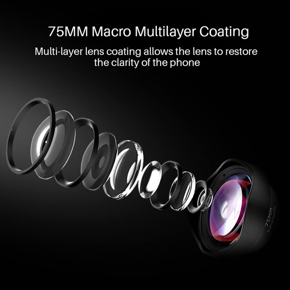  Ulanzi 75mm Makroobjektiv för smartphone
