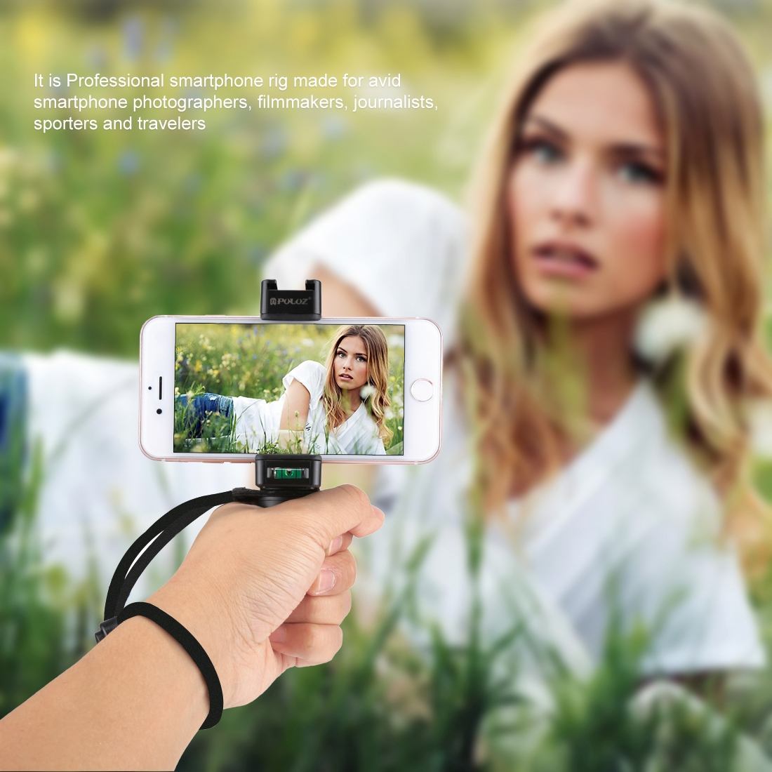 PULUZ Handhållen Grip-Rig Stabilisator för smartphones