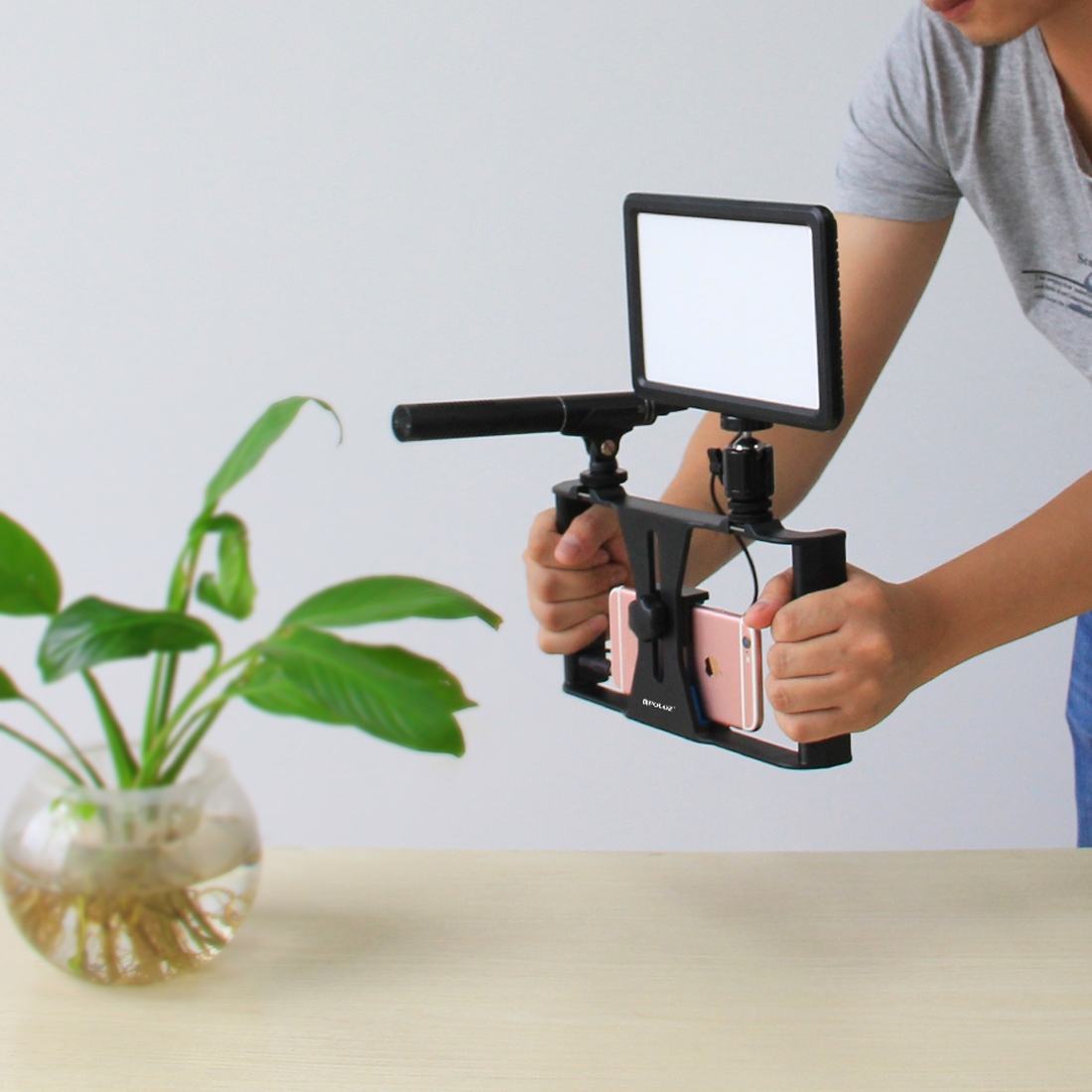 PULUZ Video-Rig för iPhone, Galaxy, och andra Smartphones
