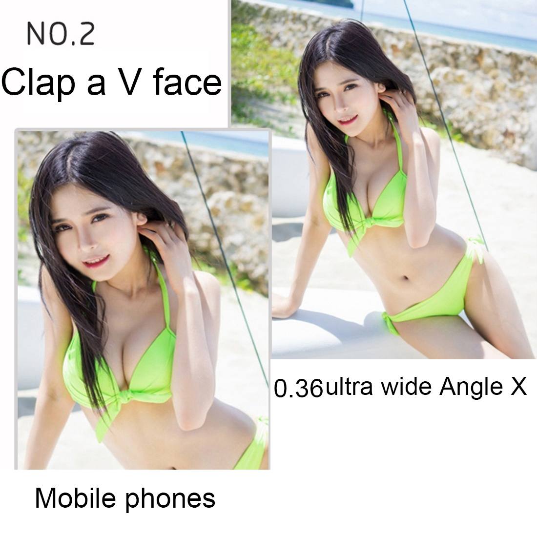 ZOMEI Universal 0.36X Vidvinkelobjektiv för smartphone