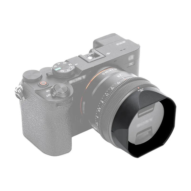 JJC LH-SH165 Motljusskydd för Sony FE 24mm, 40mm & 50mm G-objektiv