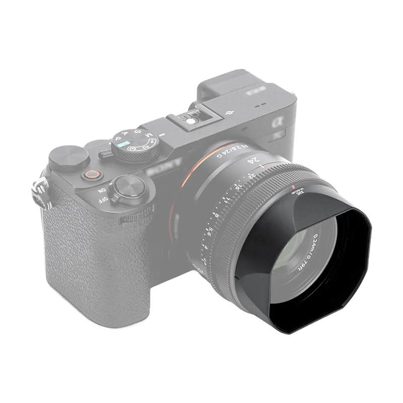 JJC LH-SH165 Motljusskydd för Sony FE 24mm, 40mm & 50mm G-objektiv