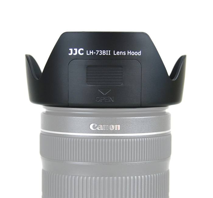  JJC Motljusskydd med filterlucka fr Canon 17-85mm/18-135mm (EW-73B)