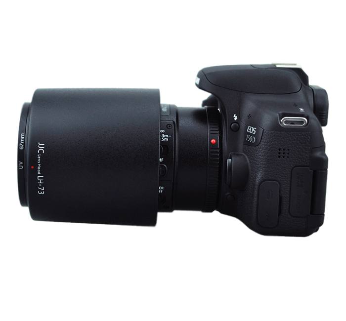  JJC Motljusskydd fr Canon EF 100mm f/2.8L Macro IS USM motsvarar ET-73