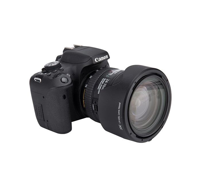  JJC Motljusskydd fr Canon EF 24-70mm f/4L IS USM motsvarar EW-83L