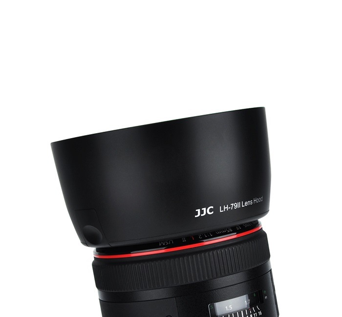  JJC Motljusskydd fr Canon EF 85mm f/1.2L I & II USM, motsvarar ES-79II