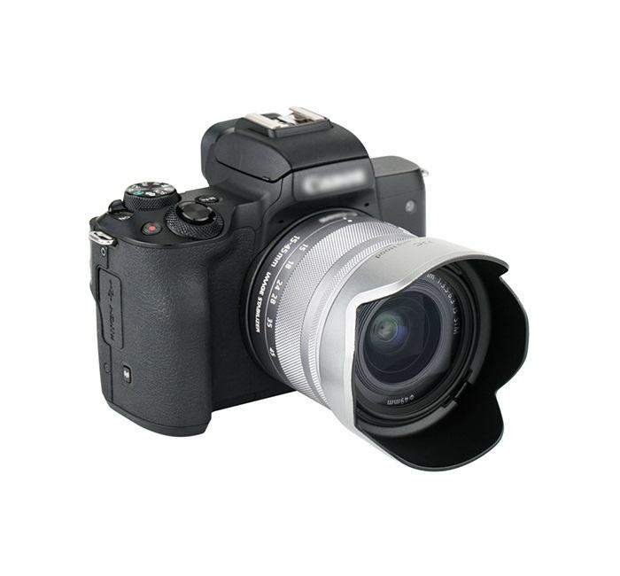  JJC Motljusskydd fr Canon EF-M 15-45mm f/3.5-6.3 IS STM motsvarar EW-53