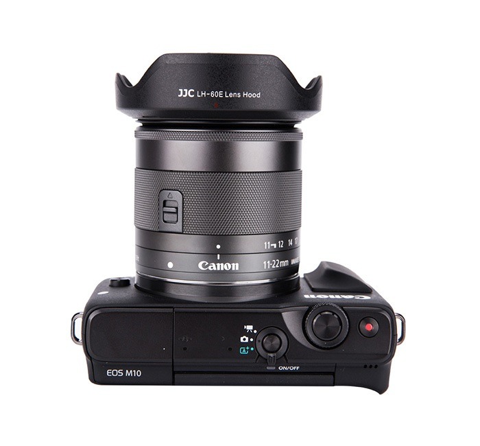  JJC Motljusskydd fr Canon EF-M 11-22mm f/4-5.6 IS STM motsvarar EW-60E
