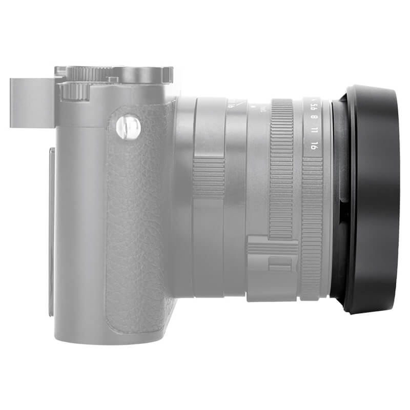  JJC Motljusskydd & objektivlock fr Leica Q-Serien Q3 Q2 Q1 Svart