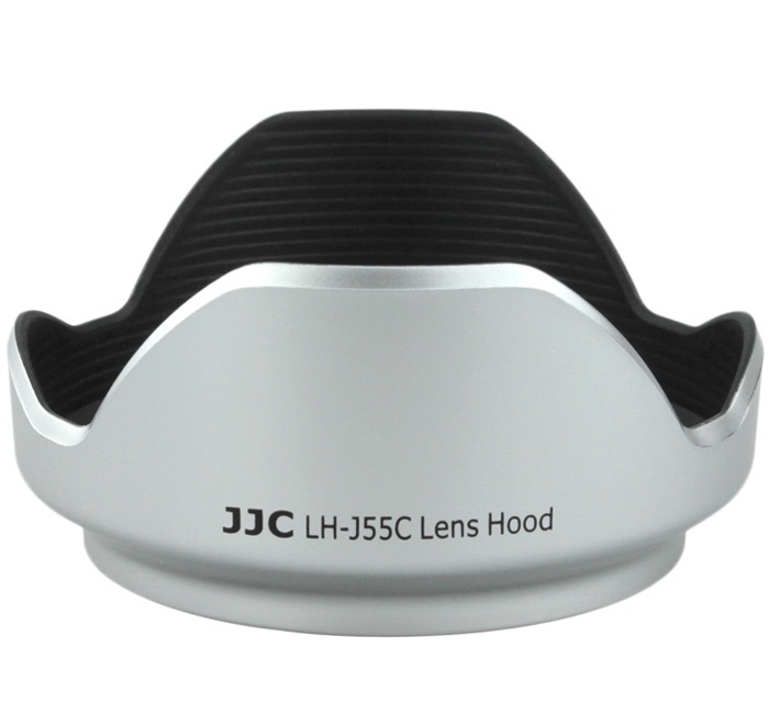  JJC Motljusskydd Silver fr Olympus 12-50mm f/1:3.5-6.3 EZ (LH-J55C)