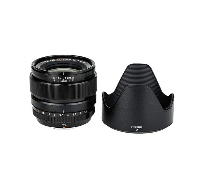  Kiwifotos Skin fr Fujifilm XF 23mm f/1.4 R - Svart Ldertextur