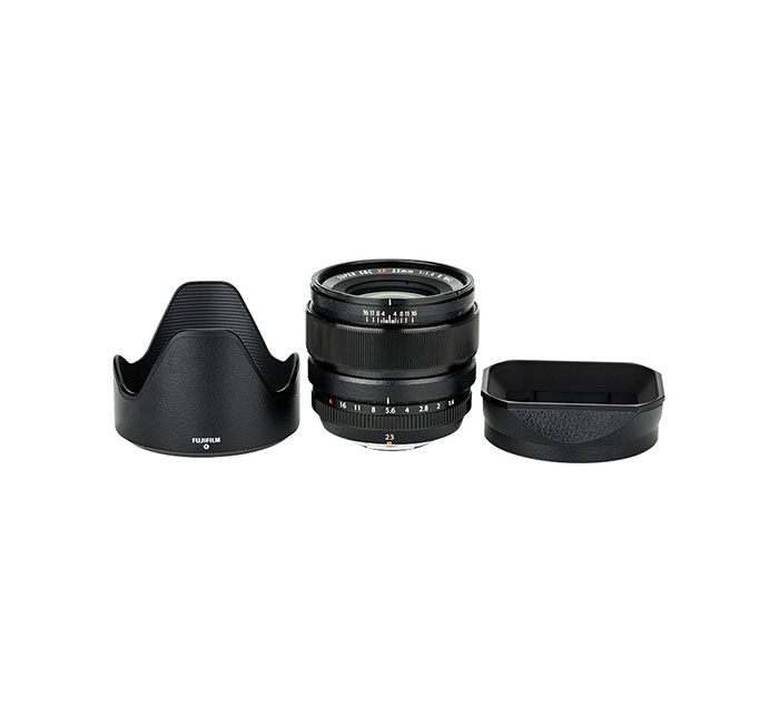  Kiwifotos Skin fr Fujifilm XF 23mm f/1.4 R - Svart Ldertextur