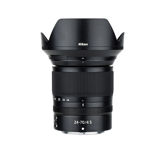 Kiwifotos Skin för Nikon Nikkor Z 24-70mm f/4 S - Svart Lädertextur