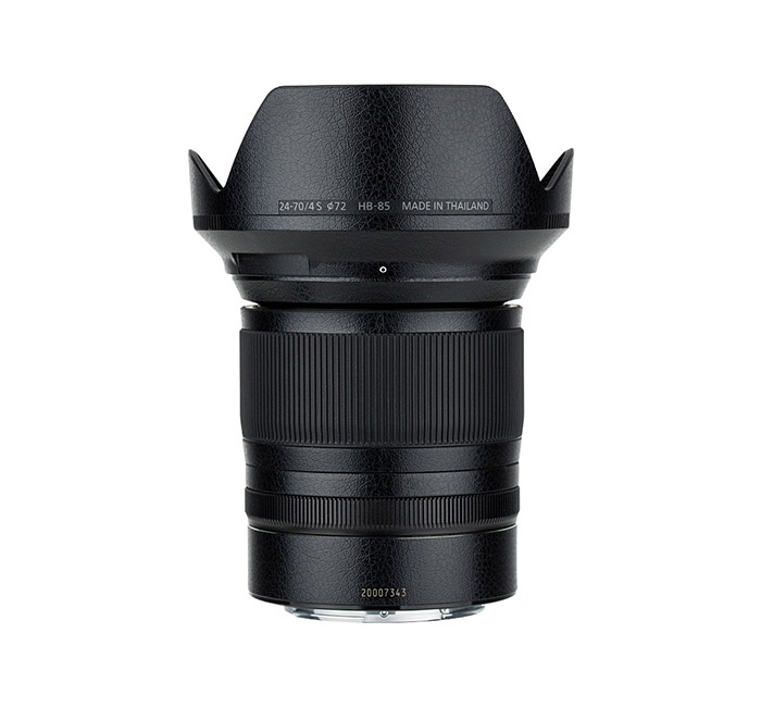 Kiwifotos Skin för Nikon Nikkor Z 24-70mm f/4 S - Svart Lädertextur