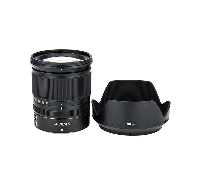 Kiwifotos Skin för Nikon Nikkor Z 24-70mm f/4 S - Svart Lädertextur