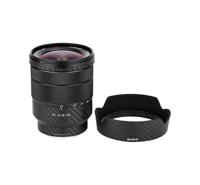  Kiwifotos Skin fr Sony Vario-Tessar T* FE 16-35mm f/4 ZA OSS - kolfiberfilm