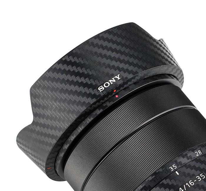  Kiwifotos Skin fr Sony Vario-Tessar T* FE 16-35mm f/4 ZA OSS - kolfiberfilm