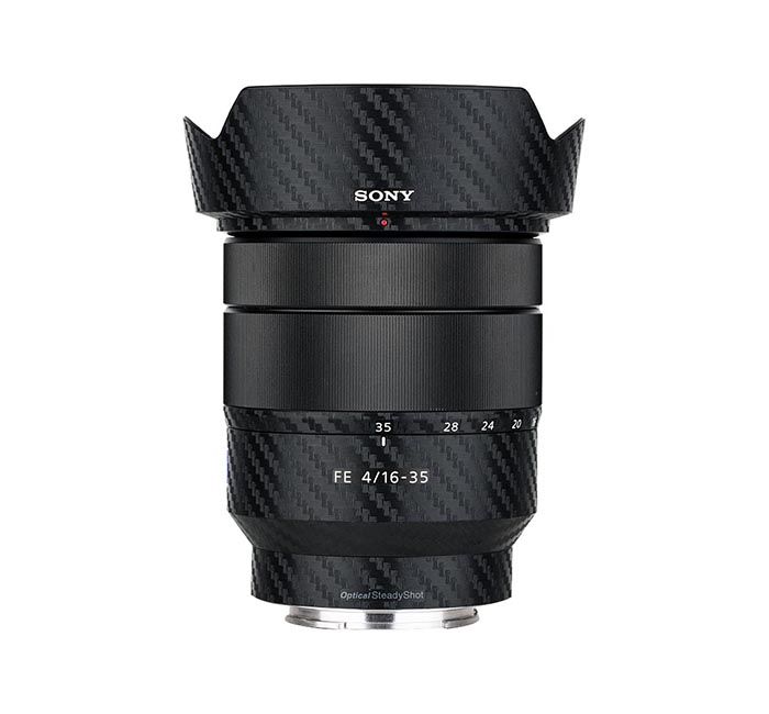 Kiwifotos Skin för Sony Vario-Tessar T* FE 16-35mm f/4 ZA OSS - kolfiberfilm