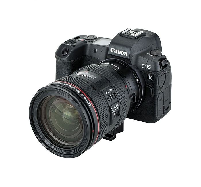  JJC Objektivadapter elektronisk till Canon EF/EF-S fr Canon R Kamerahus