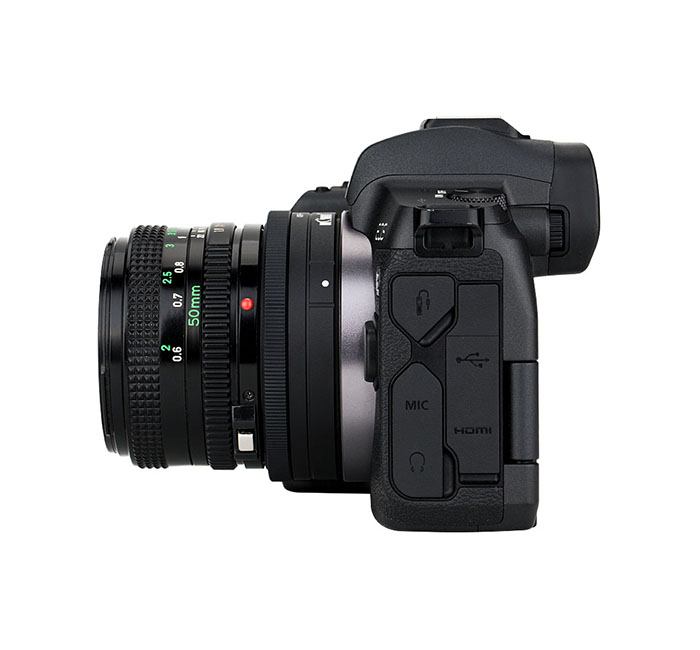 Kiwifotos Objektivadapter till Canon FD för Canon R kamerahus