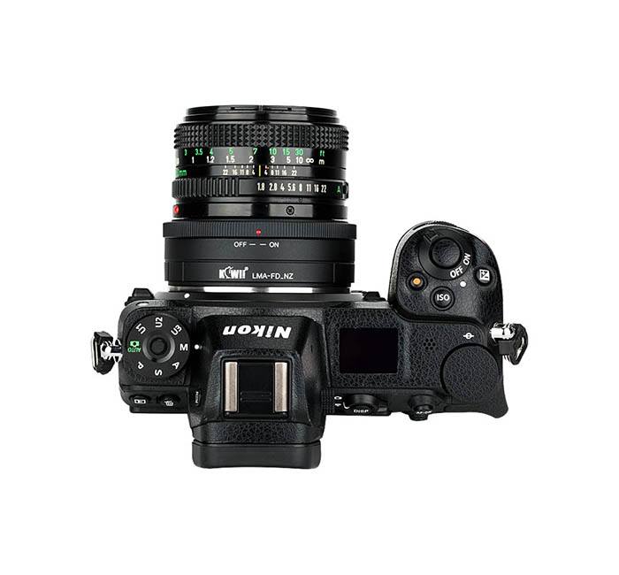  Kiwifotos Objektivadapter till Canon FD fr Nikon Z kamerahus