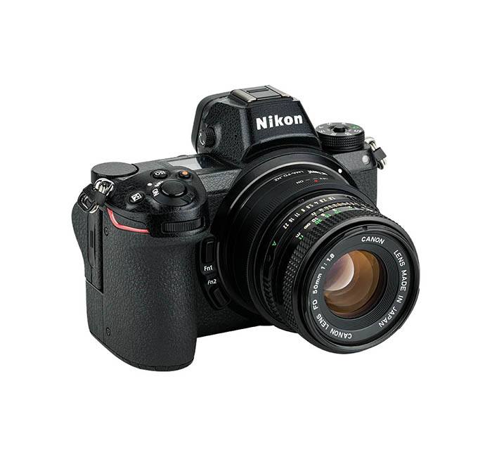  Kiwifotos Objektivadapter till Canon FD fr Nikon Z kamerahus