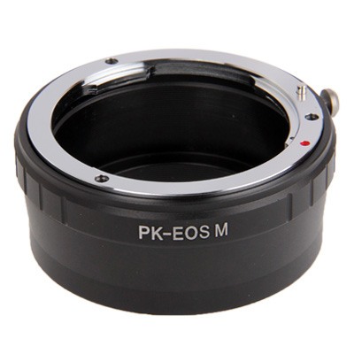  Objektivadapter till Pentax K fr Canon EOS M kamerahus