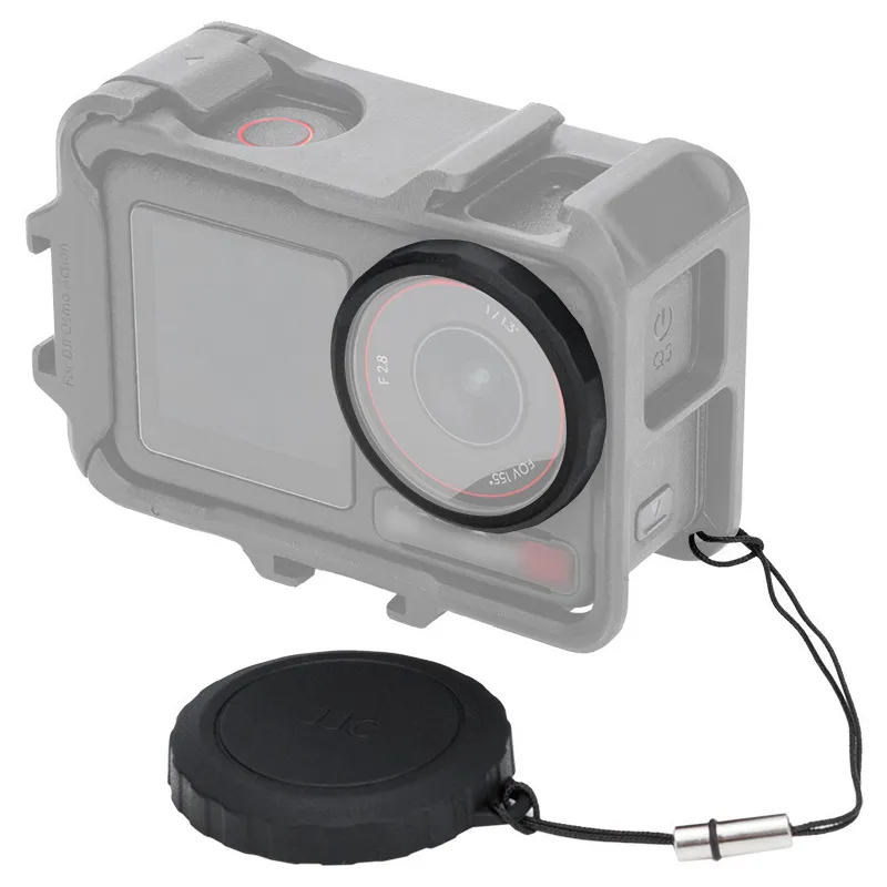  JJC Främre objektivlock av silikon för DJI Osmo Action 5 Pro, 4, 3