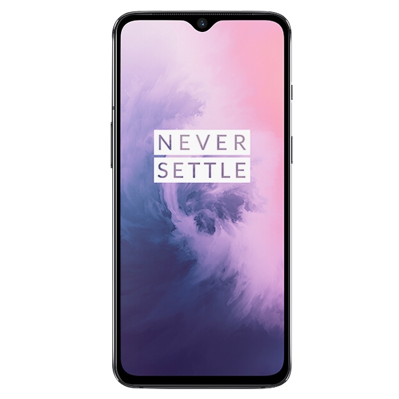  Heltckande Skrmskydd 9H fr OnePlus 7T - Svart ram