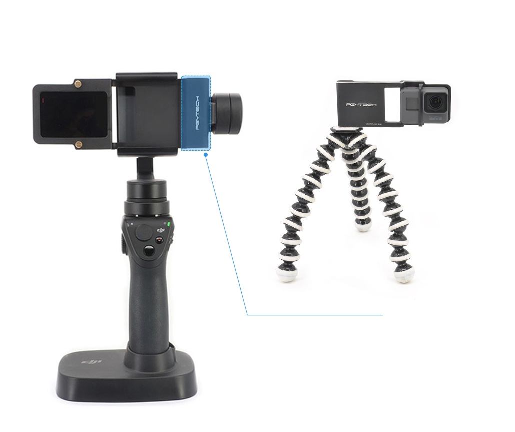 PGYTECH Adapter för actionkamera till Gimbal stabilisator