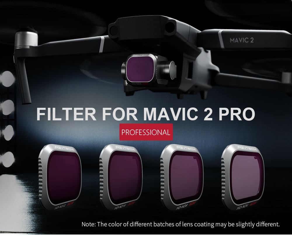 PGYTECH PRO-paket ND för MAVIC 2 PRO: ND8 ND16 ND32 ND64