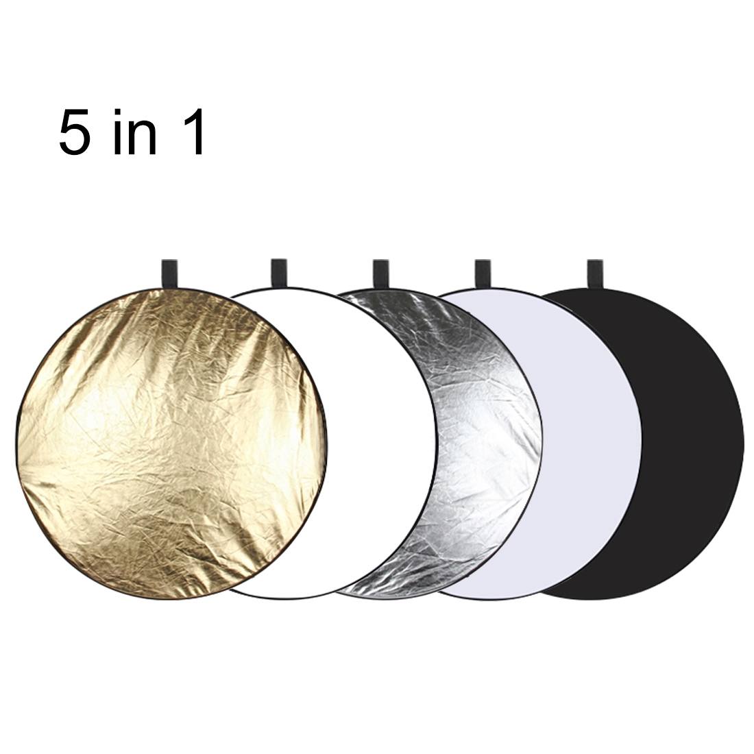PULUZ 5 i 1 Reflexskärm (silver, transparent, guld, vit, svart)