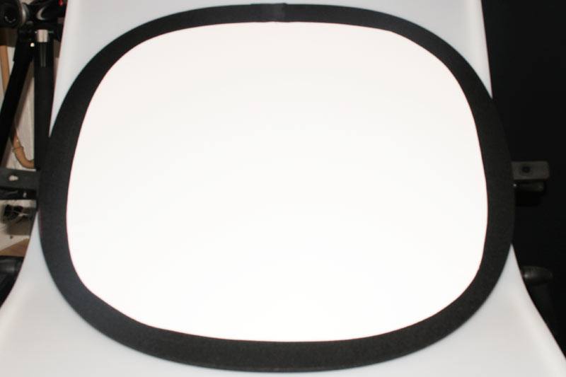 Reflexskärm - Gråkort 18% & Vit56cm