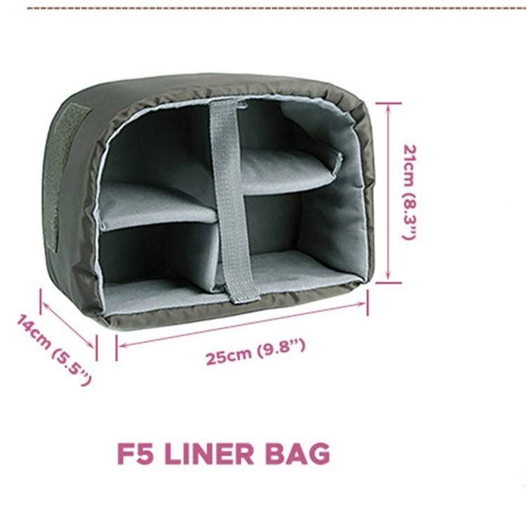 Caden Kameraryggsäck för skogsmullar med uttagsbar innerskydd/insats