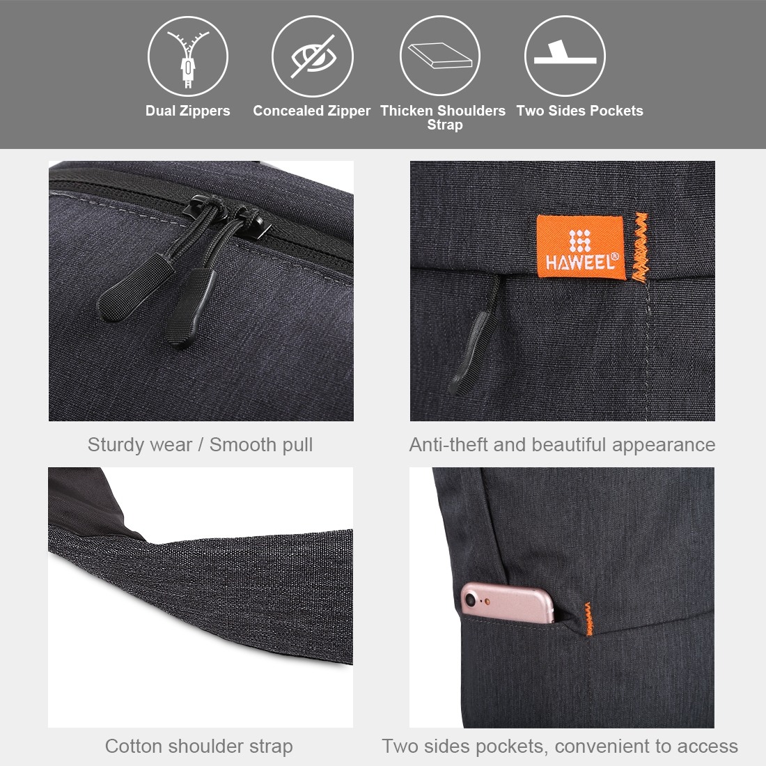 HAWEEL 10L Ryggsäck Unisex