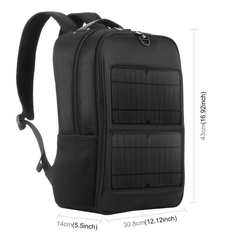 Haweel Ryggsäck med solceller 14 Watt
