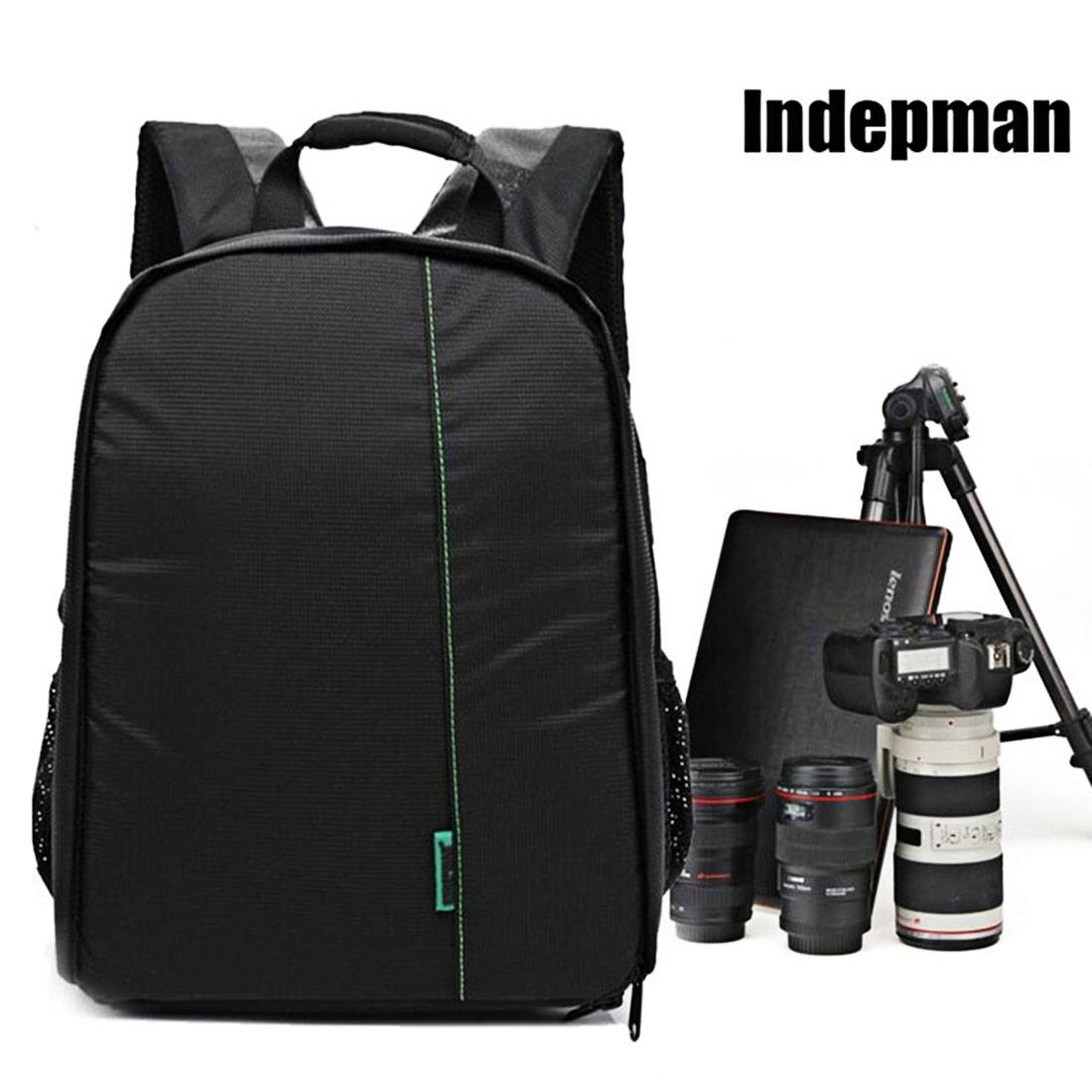 Inndepman Kameraryggsäck för 1st DSLR + 2-3st objektiv + 1st Blixt