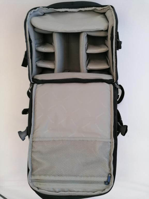 Prowell Kameraryggsäck 48x33x25 utrustad med midjebälte