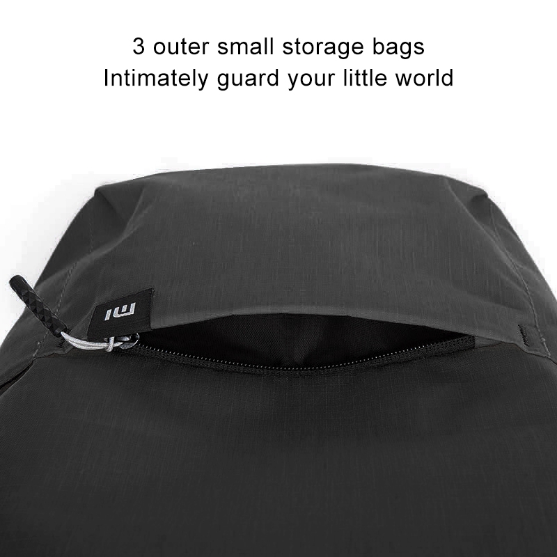  Xiaomi svart Ryggsck unisex 9 liter